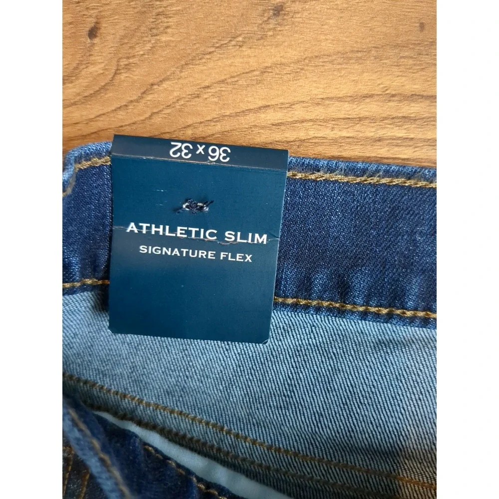 J. Crew Mens 36x32 Athletic‎ Slim Fit Medium Wash Jeans
